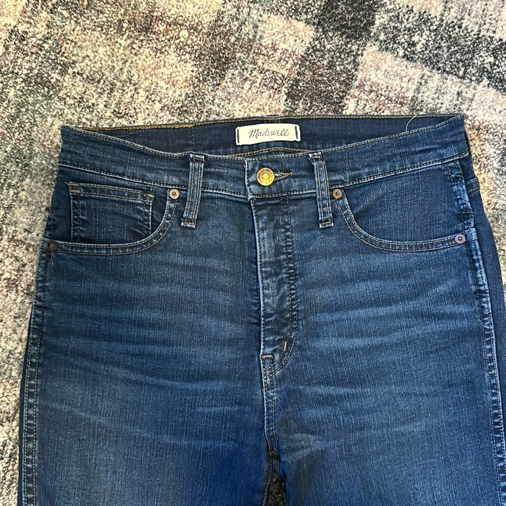 MADEWELL 10 inch high rise skinny jean, excellent condition, well cared for